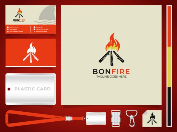 Bonfire for Camping Graphics and Logos