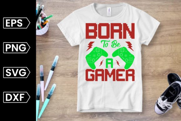 Born to Be a Gamer, Gaming SVG Graphics