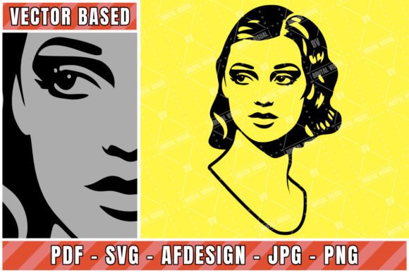 Bust of a Beautiful Woman - V4: Graphics & Crafts