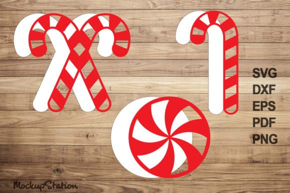 Candy Cane SVG Lollipop SVG for Cricut