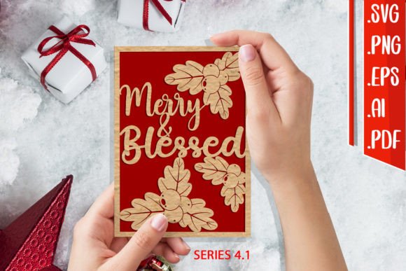 Christmas Card 4.1 - Svg Eps Ai Png Pdf
