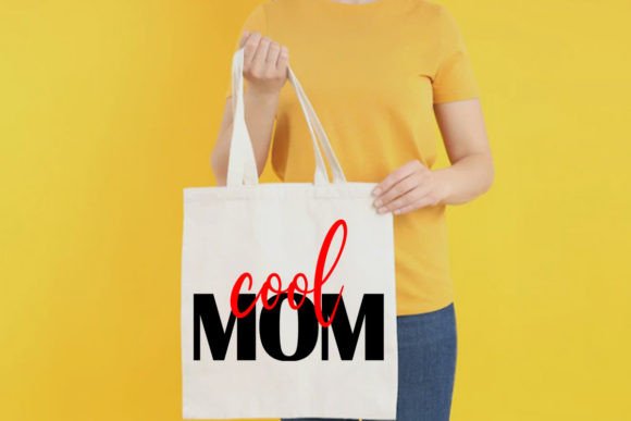 Cool Mom_Svg Vector Design: Graphics & Print Templates