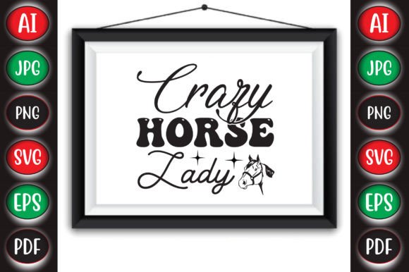Crazy Horse Lady Graphics for Crafts