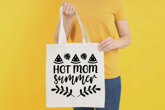 Hot Mom Summer_Svg Vector Design for Graphics and Print Templates