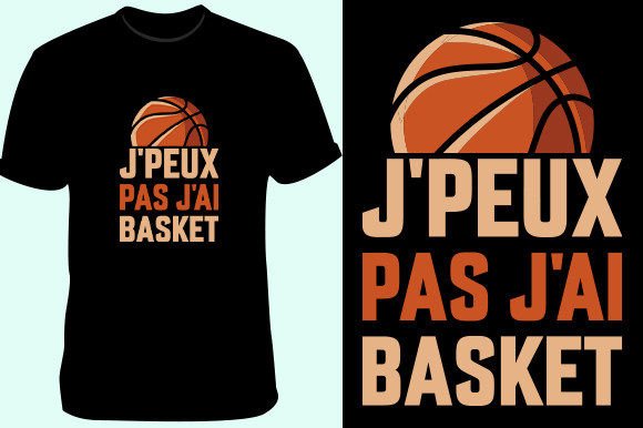 J peux Pas Jai Basket Graphics & Crafts