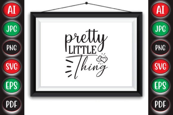 Pretty Little Thing Graphics for Crafts
