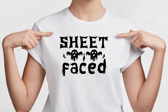 Sheet Faced_Halloween Svg Vector Design: Graphics for Print Templates